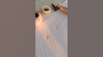 LETTER H ✍ #spencerian #calligraphy #penmanshipskills #ytshorts #letterh #theletteringpad