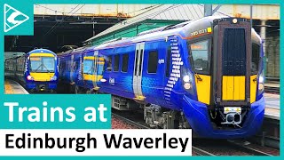 Trains at Edinburgh Waverley (ECML) 30/09/2021