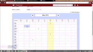 Fedena Teacher - Marking Student Attendance