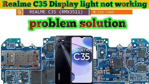Realme C35 Display light not working problem jumper solution|#thesoilboy