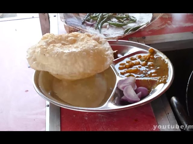 PURI & BHAJI | STREET FOOD IN MUMBAI | PANVEL | 4K VIDEOS street food
