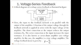 UNIT IV FEEDBACK AMPLIFIERS AND OSCILLATORS