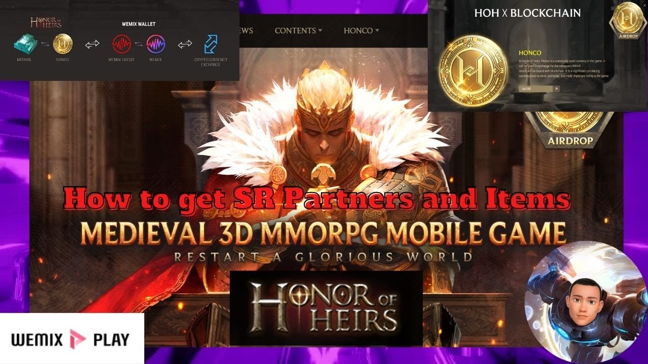 Honor of Heirs | How to get SR Partners and Items | How to get more EXP | How to get Talent Points.