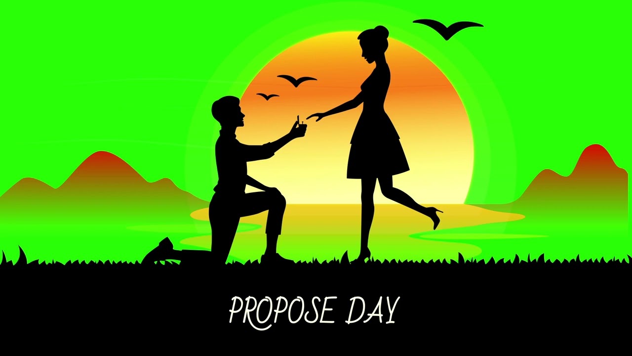 Propose Day Green Screen _ Propose Day Whatsapp Status 