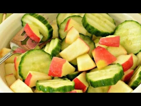 EASY CUCUMBER CARROTS & APPLE SALAD RECIPE || DELICIOUS || @JoyHingpit08