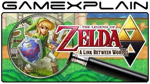 Zelda: A Link Between Worlds - Gameplay Analysis (Secrets & Hidden Details)