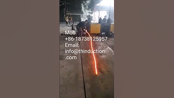 Medium frequency electric furnace steel billet induction heating for hot rolling