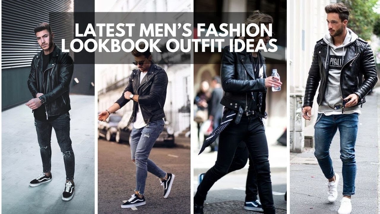 HOW TO STYLE A LEATHER JACKET | Men's Fashion | Outfit Lookbook ...