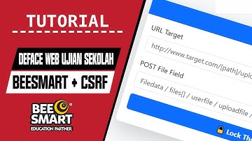 [BELAJAR HACKING] Tutorial Deface Website Ujian Sekolah BeeSmart CBT Tebas Index | CSRF