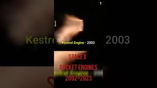 #Shorts 🚀 Эволюция Двигателей Spacex За 2002-2023 Год 🛸 Часть 1