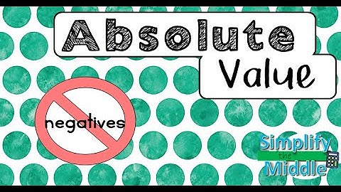 Absolute Value Video Lesson