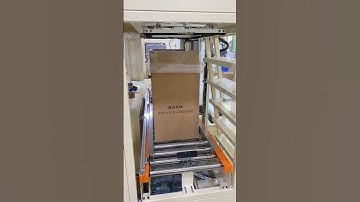 Automatic bag in box machine bag forming inserting into box machine