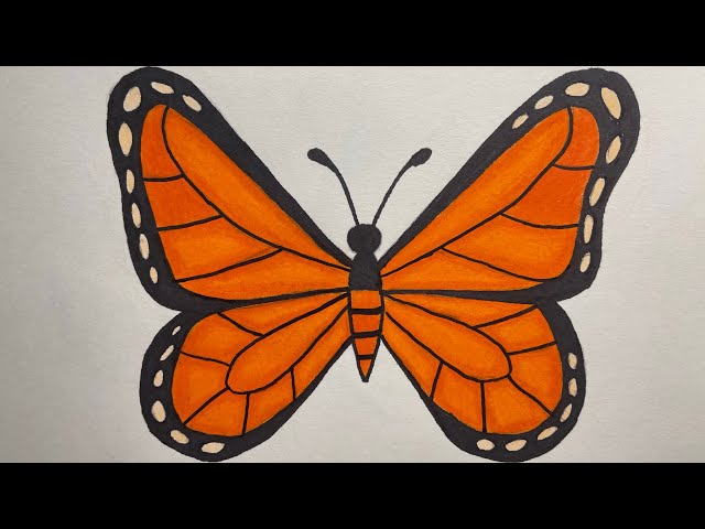 Art for Kids and Beginners: Create a Monarch Butterfly with Oil Pastels, Em Winn