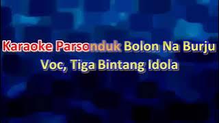 Karaoke Parsonduk Bolon Na Burju -Nada Pria Cowok -Voc, Tiga Bintang Idola -Cipt, Soaloon Simatupang