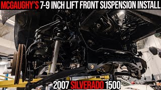 2007 Silverado McGaughy's 7-9 Inch Lift Install | Part 5 ASSEMBLING FRONT SUSPENSION! by John Ponce 4,303 views 3 years ago 13 minutes, 9 seconds