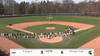 Niagara vs MSU Baseball Play-by-Play Highlights