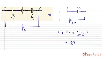 A circuit has a section `Ab` shown in fig. The emf of the source equals  `E = 10V`, the capacitance