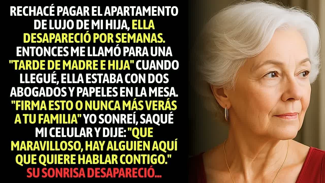 Después Que Rechacé Pagar El Apartamento De Lujo De Mi Hija — Ella Me Preparó Una Emboscada...