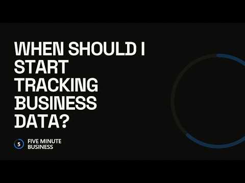 YouTube video thumbnail for: When Should I Start Tracking Business Data?