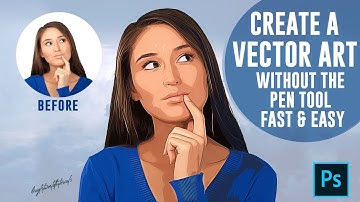 How to Create Vector Art Using Filters and Adjustments - Photoshop Tutorial