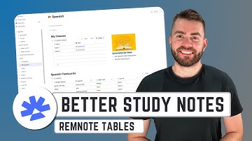 Take Better Study Notes with RemNote Tables