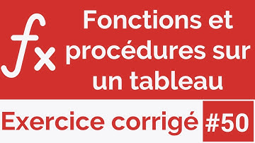 Exercice corrigé #50: Somme, produit, moyenne, éléments positifs et négatifs d