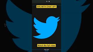 Can chat-gpt generate SVG Icons 😱 #chatgpt #openai #coding #shorts
