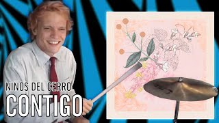 Video thumbnail of "Niños del Cerro - Contigo | Office Drummer [First Time Hearing]"