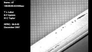 Blood drop falling 100 cm to  60 degree cotton | Blood Spatter Analysis