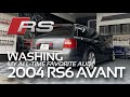 CINEMATIC WASH OF 2004 C5 AUDI RS6 AVANT /// Daytona Grey RS6 Gets Spoiled in my Detailing Garage