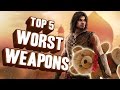 Top 5 - Worst video game weapons