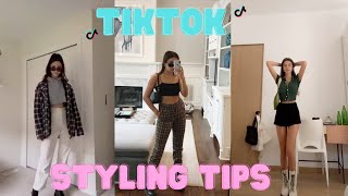 TIKTOK FASHION STYLING TIPS &amp; INSPO | FOR THE GIRLIES💕