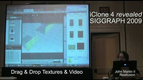 iClone4 revealed: Drag & Drop