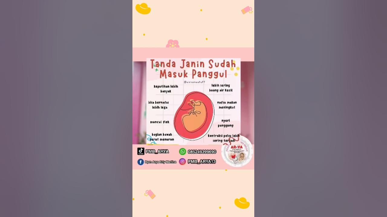 Tanda Janin Sudah Masuk Panggul