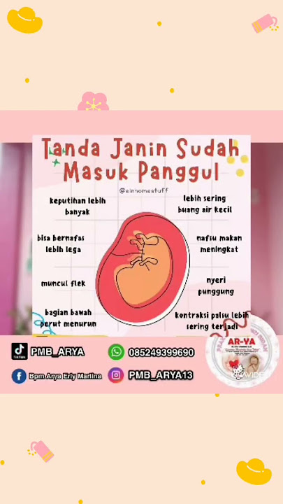 Tanda Janin Sudah Masuk Panggul