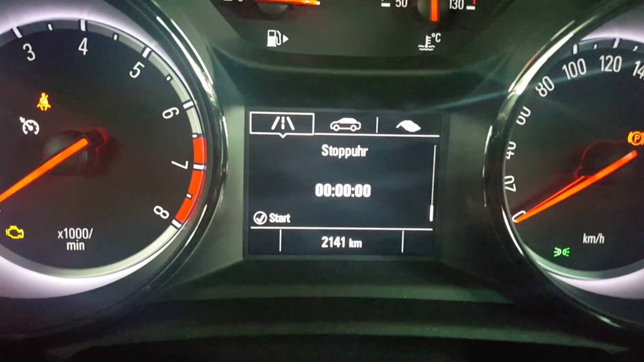 vauxhall astra trip computer no function