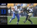 Duke vs. Pittsburgh Full Game | 2018 ACC Football