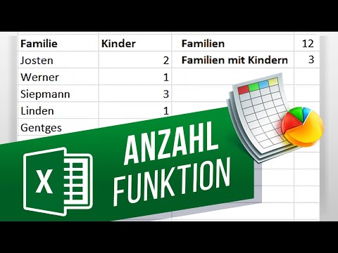 Excel: ANZAHL Funktion