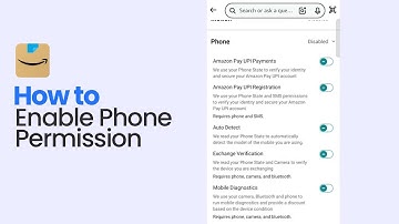 How to Enable Phone Permission on Amazon [easy