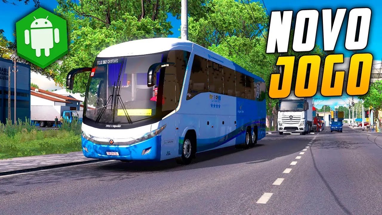 SAIU! Novo Jogo de Ônibus Brasileiros Realista para Android - Bus Sim  Brasil (DOWNLOAD) 