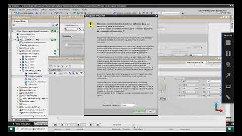 Robot Scara Tia Portal16   configurar Objetos tecnológicos SIEMENS