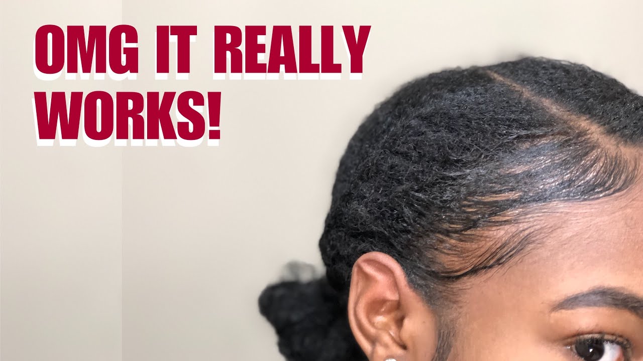 AN EDGE CONTROL THAT ACTUALLY LAYS TYPE 4 HAIR ALL DAY Ebin 24 hour edge tamer YouTube