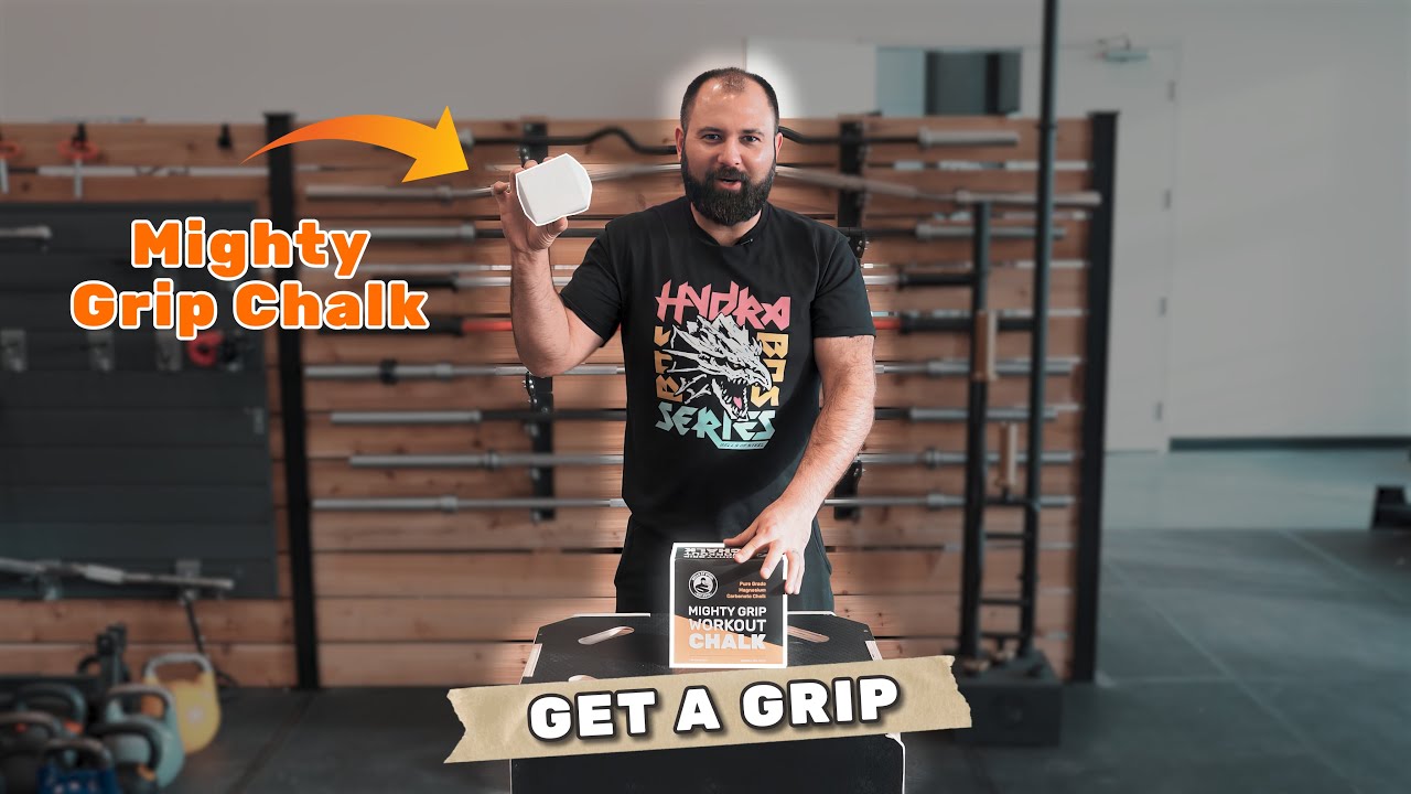 Get a grip on your workout!  Mighty Grip Workout Chalk Bells of