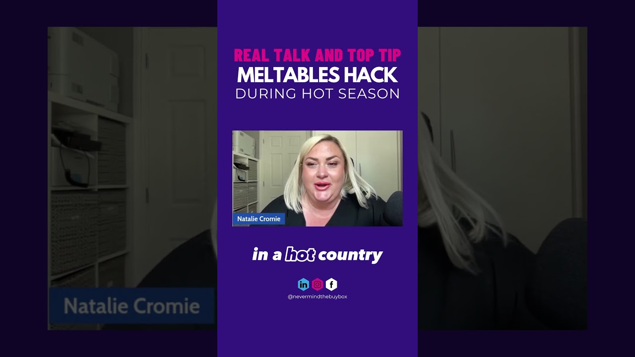 Meltables Hack: Keep Makeup Fresh in Hot Weather! 