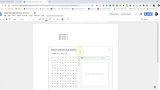 Inserting checkable check boxes in Google Docs