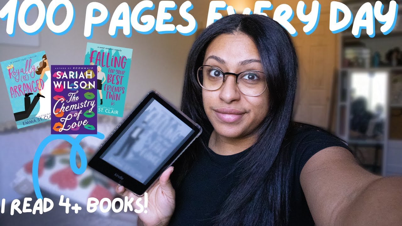 Reading 100 pages a day for a Week | Getting out of a reading slump ...