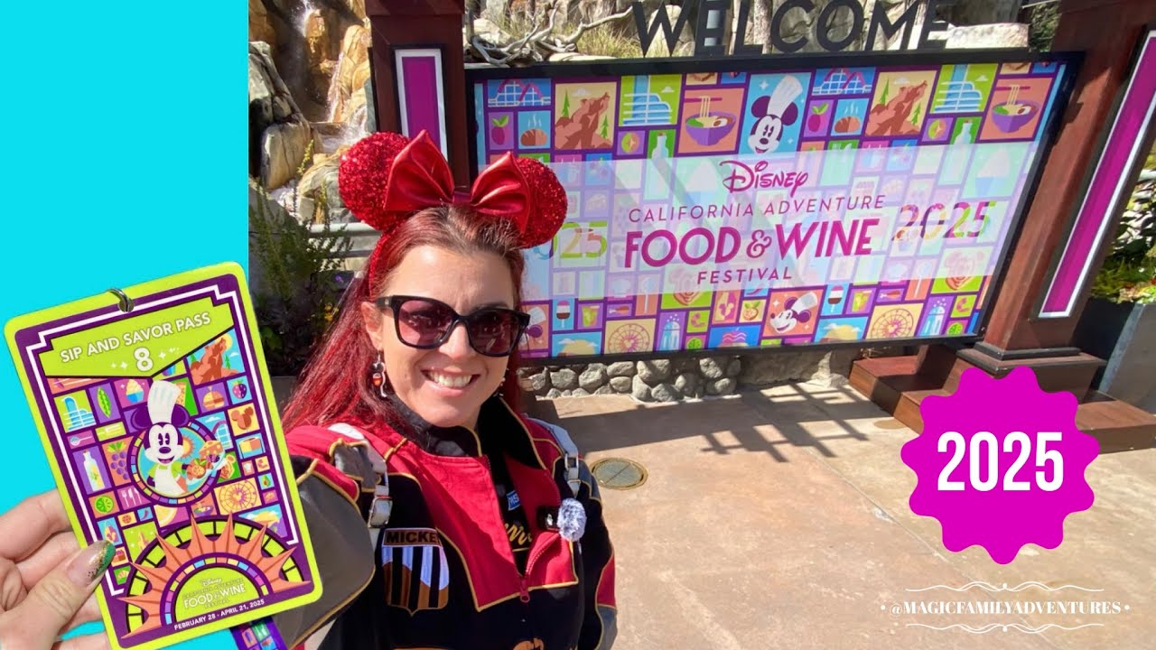 🍷✨ [4K] Disney California Adventure Food & Wine Festival 2025 – The Ultimate Foodie Adventure! 🍴🎡