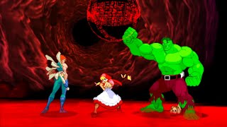 Marvel VS Capcom 2 - Marrow/BB Hood/Hulk - Expert Difficulty Playthrough