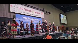 Alutiiq Kodiak Dancers Elders and Youth. Day 2 Performance 1