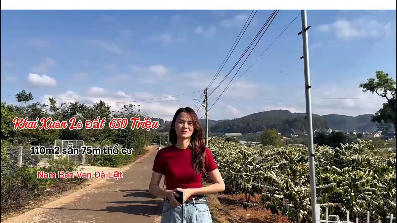 Khai Xuân Lô Đất Ven Đà Lạt Giá Chỉ Từ 650 Triệu || 110m2 Sẵn 72m Thổ Cư